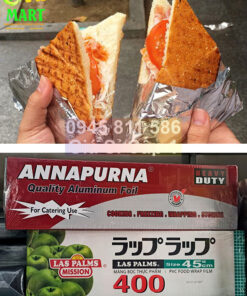 Màng nhôm gói Bánh Mì 5kg 6kg khổ 30cm, 45cm - Chính Hãng Goodfoil Annapurna 18