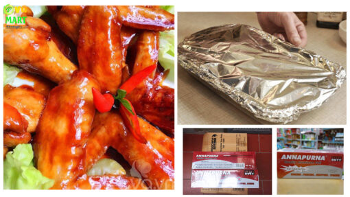 Giấy Bạc Nướng Chất Lượng 6 kg, 5kg, 4kg, 3kg Lõi Nhỏ Annapurna - Màng Nhôm Bọc Thực Phẩm Goodfoil 1kg - Giá Sỉ Cấp 1 1