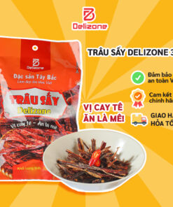 Thịt Trâu Sấy Tây Bắc 30g Delizone – Cay Tê Đậm Vị