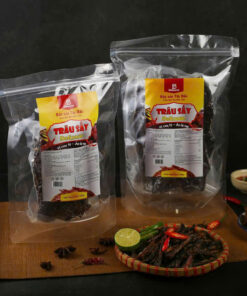 Thịt Trâu Sấy Tây Bắc 500g Delizone – Cay Tê Đậm Vị 11