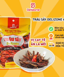 Thịt Trâu Sấy Tây Bắc 60g Delizone – Cay Tê Đậm Vị