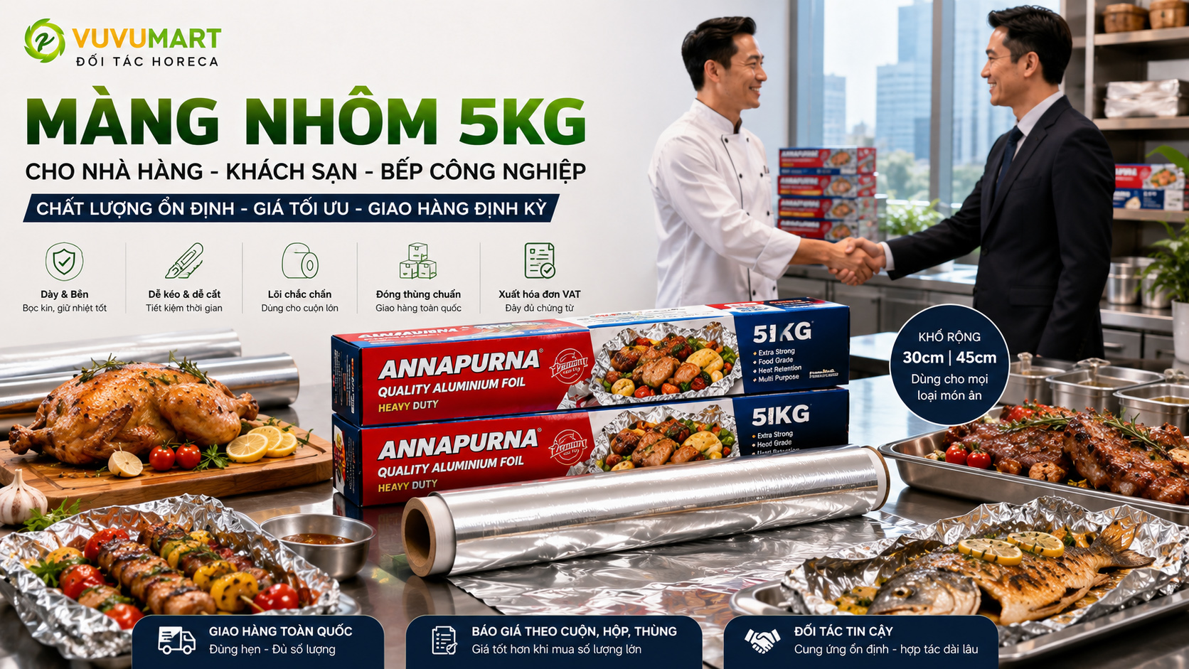 Màng nhôm bọc cá nguyên con cách đo khổ và hạn chế rách khi gói