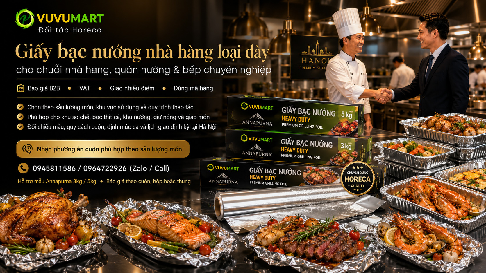 Màng nhôm che mặt món nướng: chọn kích thước và thời điểm sử dụng theo quy trình bếp 2 Màng nhôm che mặt món nướng chọn kích thước và thời điểm sử dụng theo quy trình bếp