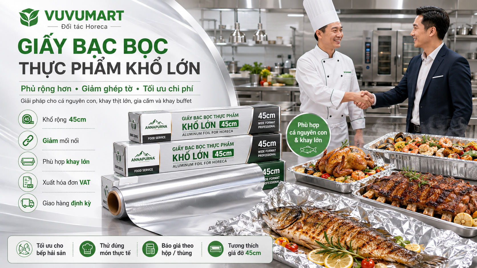 Màng nhôm cho cơ sở chế biến thực phẩm: kiểm tra mẫu, định mức và nghiệm thu 1 Màng nhôm cho cơ sở chế biến thực phẩm kiểm tra mẫu, định mức và nghiệm thu