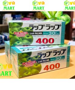 Màng Bọc Thực Phẩm 30cmx400 Laspalms - Siêu Bám Dính - Siêu Dai - Lõi Vàng 23