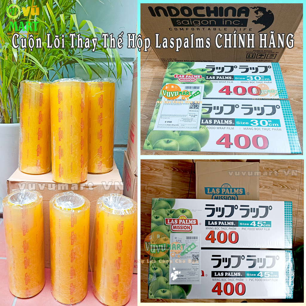 lõi-màng-bọc-thực-phẩm-laspalm-400-bọc-thực-phẩm-màng-co-giỏ-quà-bọc-hoa-quả-600 Màng Bọc Thực Phẩm 30cmx400 Laspalms - Co Giãn Đàn Hồi (Giá Bán Sỉ) 10