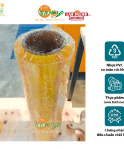 Lõi Màng Bọc Thực Phẩm 400 LasPalms - Siêu Trắng Trong - Siêu Bám Dính - XK Nhật 17