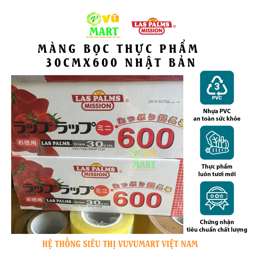mang-boc-thuc-pham-30-600-laspalms-chinh-hang-vuvumart.jpg Màng bọc thực phẩm 30cm x 600 Laspalms - Siêu Bám Dính - Siêu Dai - Lõi Vàng 6