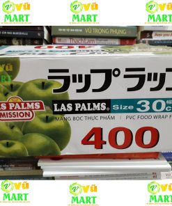 Màng Bọc Thực Phẩm 30cmx400 Laspalms - Siêu Bám Dính - Siêu Dai - Lõi Vàng 19