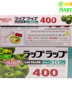 Màng Bọc Thực Phẩm 30cmx400 Laspalms - Siêu Bám Dính - Siêu Dai - Lõi Vàng 20